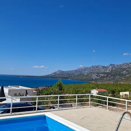 Villa Maxim With Private Pool And Sea View Near Zadar *